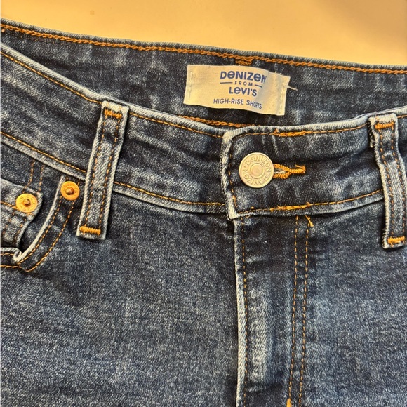 Denizen from Levi's Dark Blue Jean Shorts - Picture 2 of 6